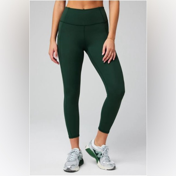 NWT- Fabletics PureLuxe High-Waisted Pocket 7/8 Leggings -EVERPINE - Picture 8 of 13
